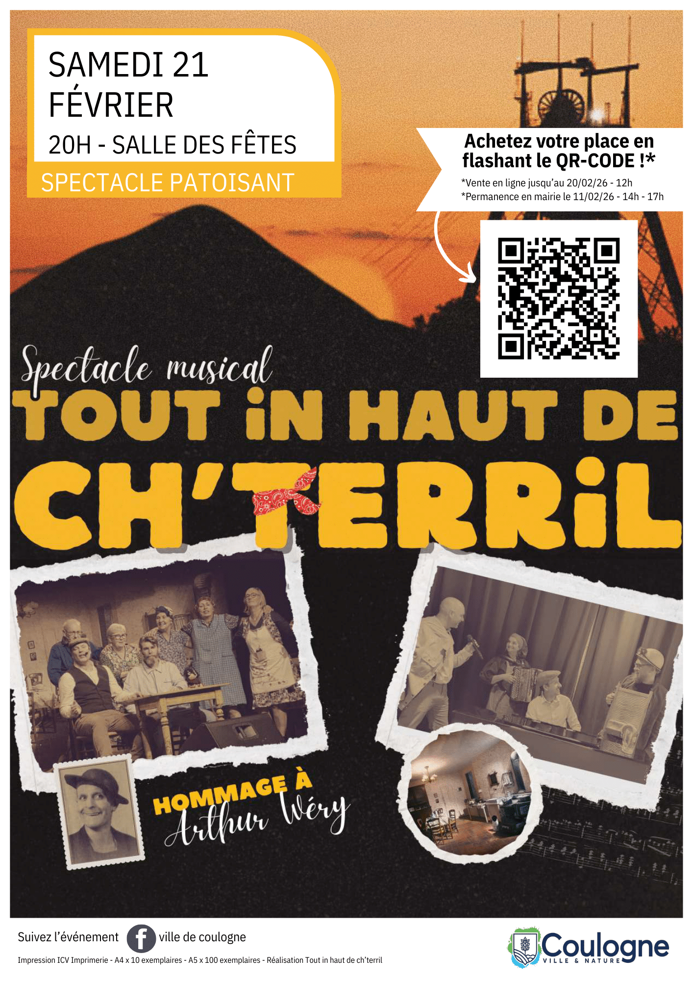 Affiche VF Patoisant A4 x10 et a5 x 100