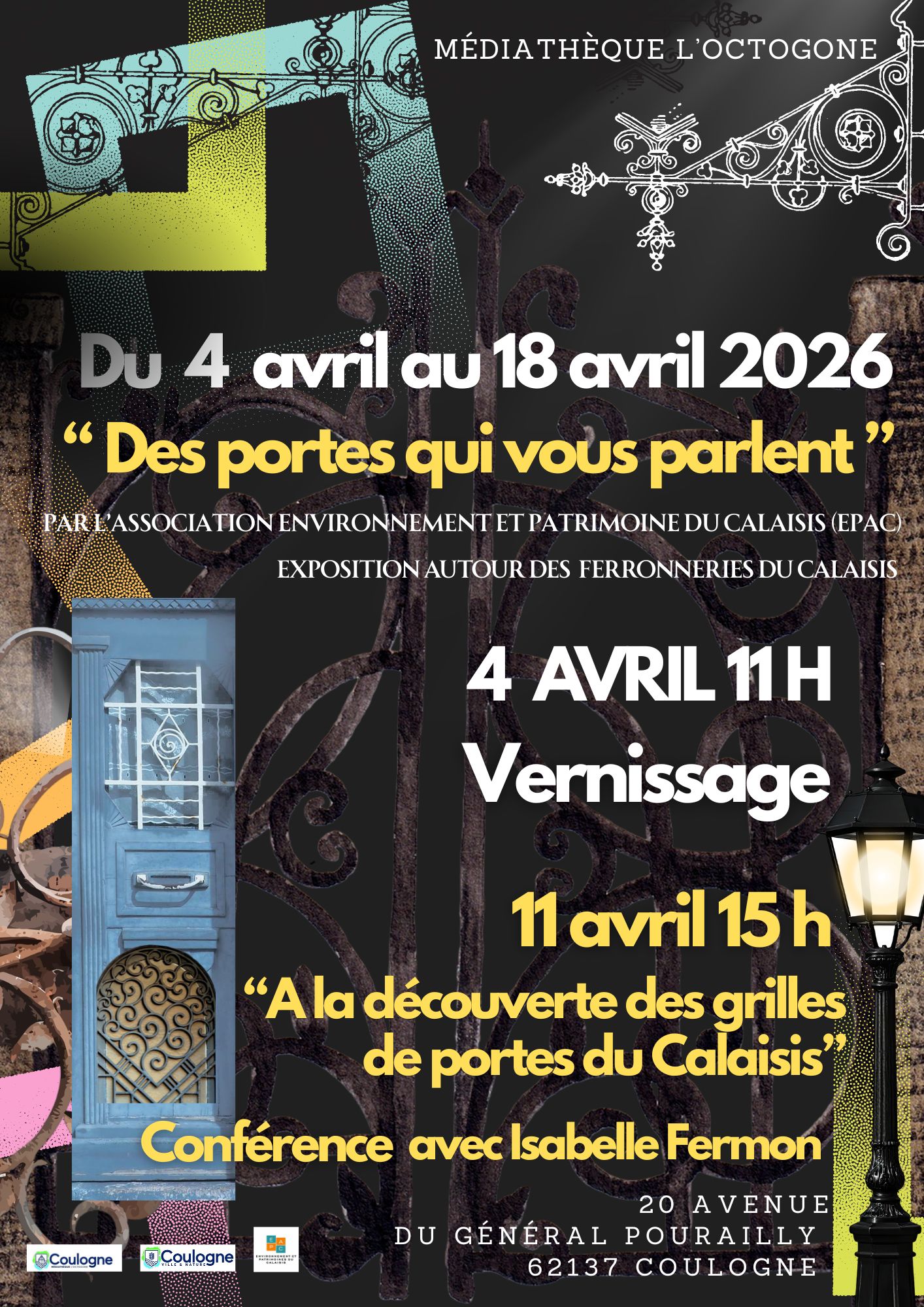 Exposition ferroneries conférence et vernissage exposition