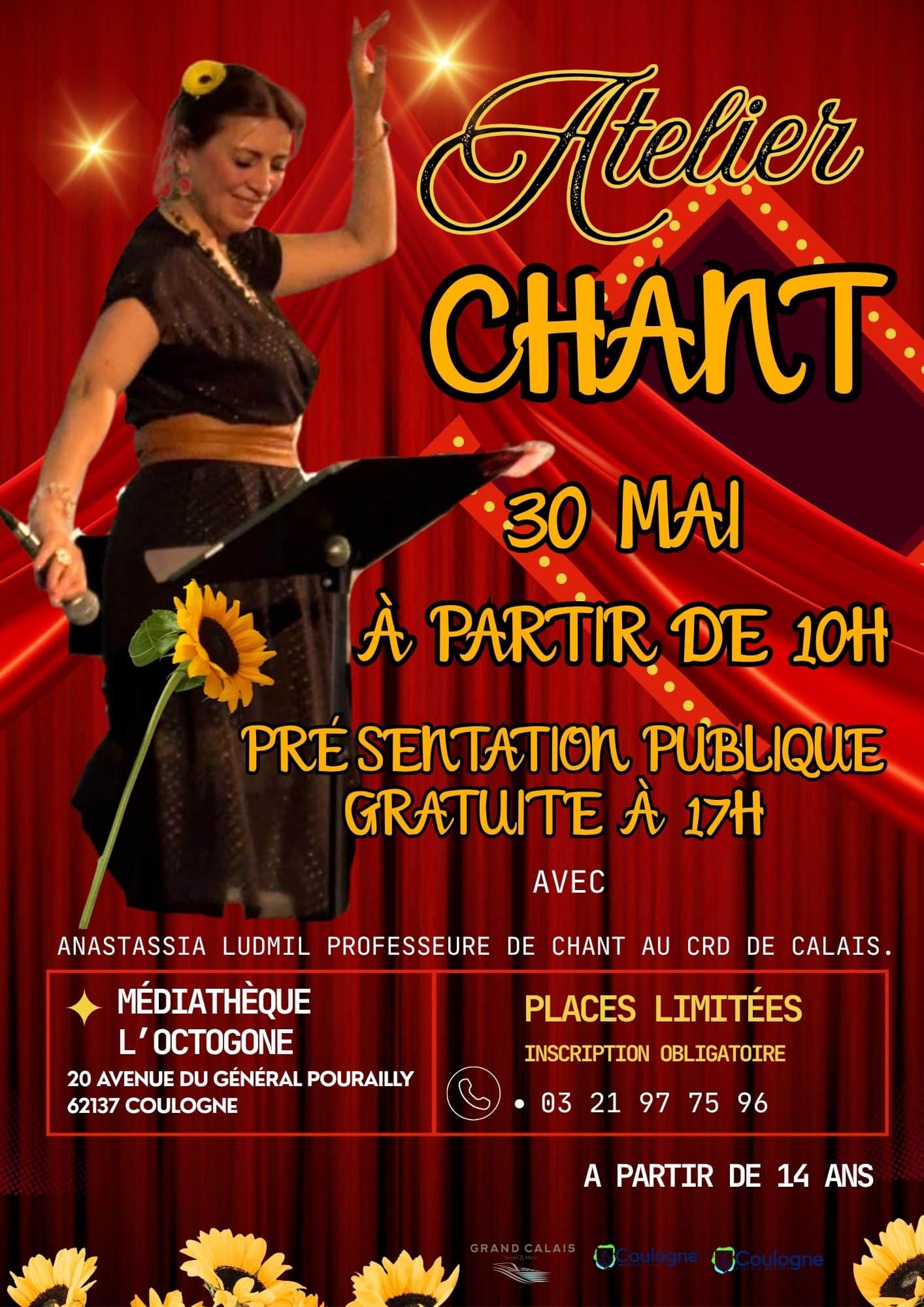 Atelier chant avec Anastassia Ludmil 30 mai 2026